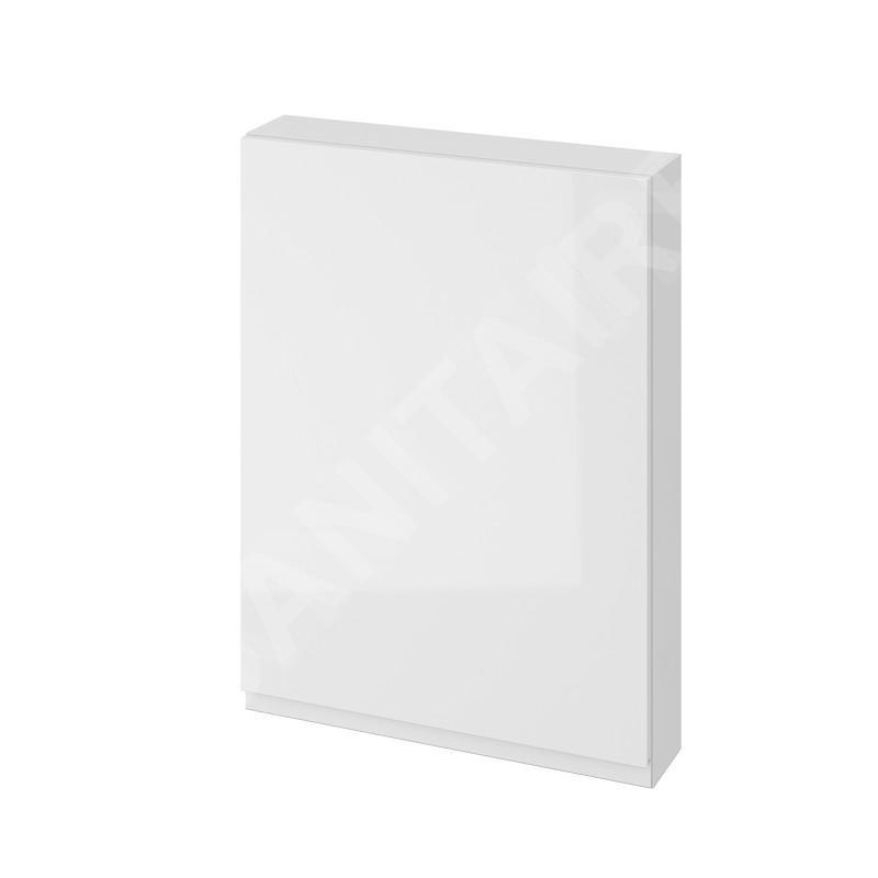 Cersanit Moduo - Armoire 80x59x14 cm, 1 porte, charnières L/P, blanc S590-016-DSM