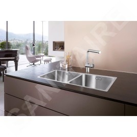 Blanco Andano 400 - Évier, 865x440 mm, inox 522985
