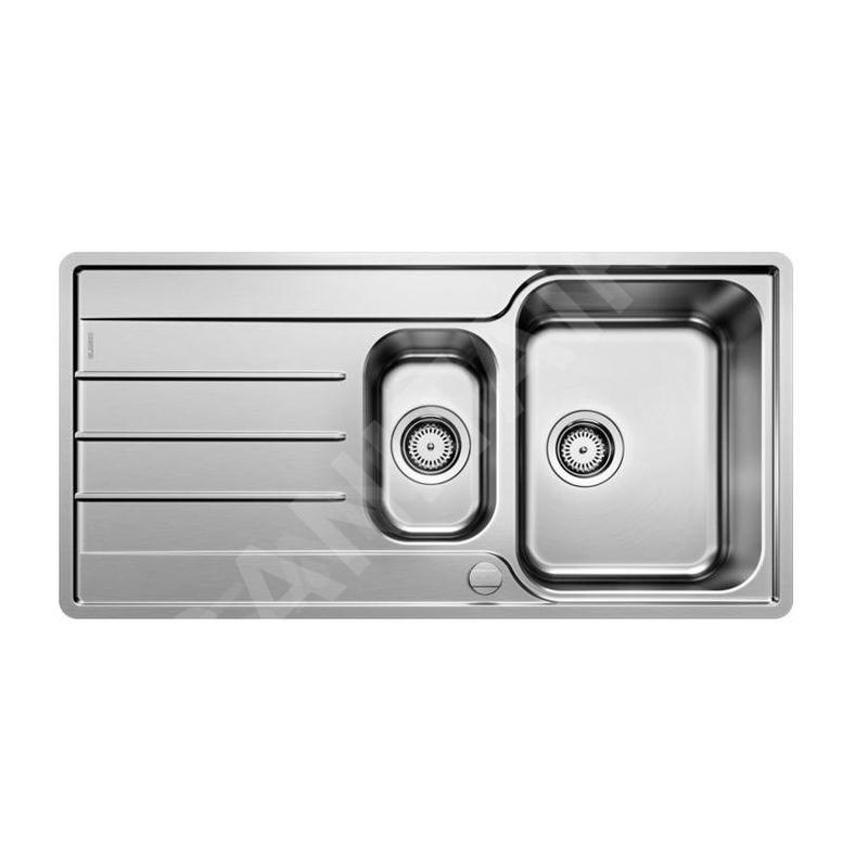 Blanco Lemis 6 - Évier, 1000x500 mm, avec commande du vidage, inox brossé 523033