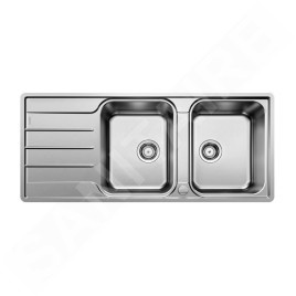 Blanco Lemis 8 - Évier, 1160x500 mm, avec commande du vidage, inox brossé 523037