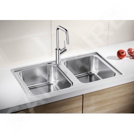 Blanco Lemis 8 - Évier, 860x500 mm, inox brossé 523039