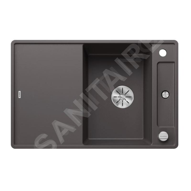 Blanco Axia III 45 - Évier en silgranit, 770x500 mm, avec commande de vidage et accessoires, InFino, gris rocher 523194