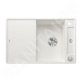 Blanco Axia III 45 - Évier en silgranit, 770x500 mm, avec commande de vidage et accessoires, InFino, blanc 523196