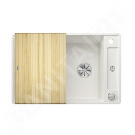 Blanco Axia III 45 - Évier en silgranit, 770x500 mm, avec commande de vidage et accessoires, InFino, blanc 523196