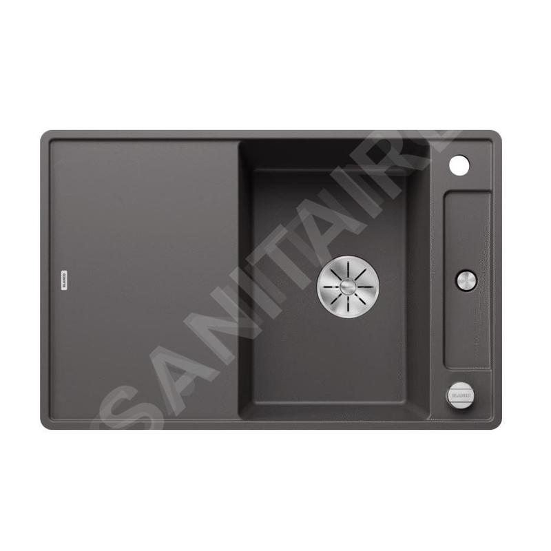 Blanco Axia III 45 - Évier en silgranit, 770x500 mm, avec commande de vidage et accessoires, InFino, gris rocher 523200