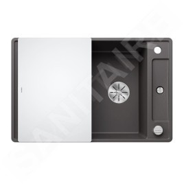 Blanco Axia III 45 - Évier en silgranit, 770x500 mm, avec commande de vidage et accessoires, InFino, gris rocher 523200