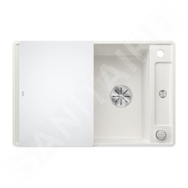 Blanco Axia III 45 - Évier en silgranit, 770x500 mm, avec commande de vidage et accessoires, InFino, blanc 523202