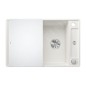Blanco Axia III 45 - Évier en silgranit, 770x500 mm, avec commande de vidage et accessoires, InFino, blanc 523202