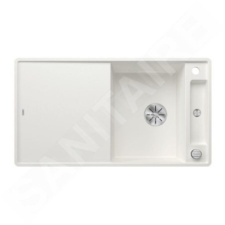 Blanco Axia III 5 - Évier en silgranit, 905x500 mm, avec commande de vidage et accessoires, InFino, blanc 523228