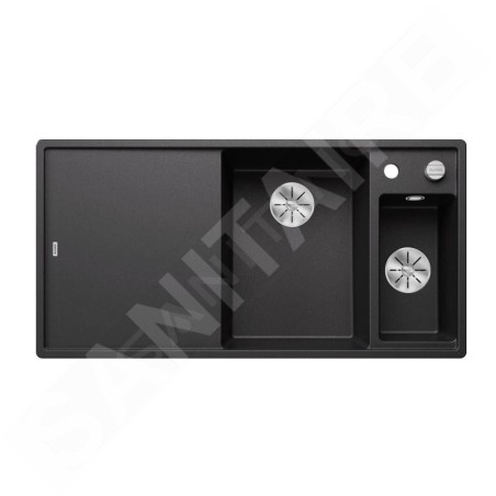 Blanco AXIA III 6 S - Évier en silgranit 1000x510 mm, avec commande de vidage et accessoires, InFino, anthracite 523462