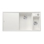 Blanco Axia III 6 - Évier en silgranit 1000x510 mm, avec commande de vidage et accessoires, InFino, blanc 523466