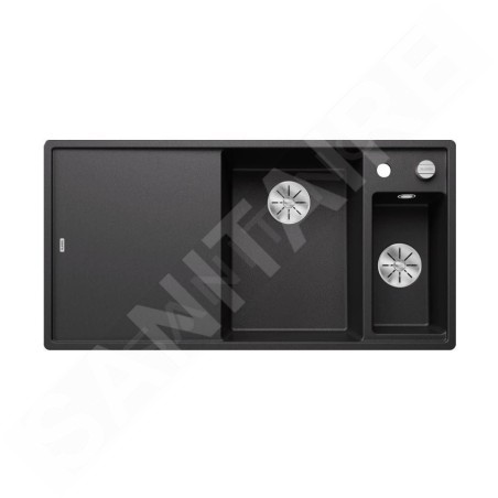 Blanco Axia III 6 - Évier en silgranit 1000x510 mm, avec commande de vidage et accessoires, InFino, anthracite 523472