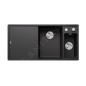 Blanco Axia III 6 - Évier en silgranit 1000x510 mm, avec commande de vidage et accessoires, InFino, anthracite 523472