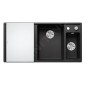 Blanco Axia III 6 - Évier en silgranit 1000x510 mm, avec commande de vidage et accessoires, InFino, anthracite 523472