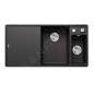 Blanco Axia III 6 - Évier en silgranit, 990x500 mm, avec commande de vidage et accessoires, InFino, anthracite 523483