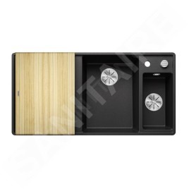 Blanco Axia III 6 - Évier en silgranit, 990x500 mm, avec commande de vidage et accessoires, InFino, anthracite 523483
