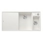 Blanco Axia III 6 - Évier en silgranit, 990x500 mm, avec commande de vidage et accessoires, InFino, blanc 523486