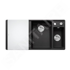 Blanco Axia III 6 - Évier en silgranit, 990x500 mm, avec commande de vidage et accessoires, InFino, anthracite 523489