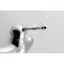 Sapho Kirké - Mitigeur de lavabo, manette cristal, chrome KI15KC
