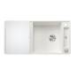Blanco Axia III XL 6 - Évier en silgranit, 990x500 mm, avec commande de vidage et accessoires, InFino, blanc 523529