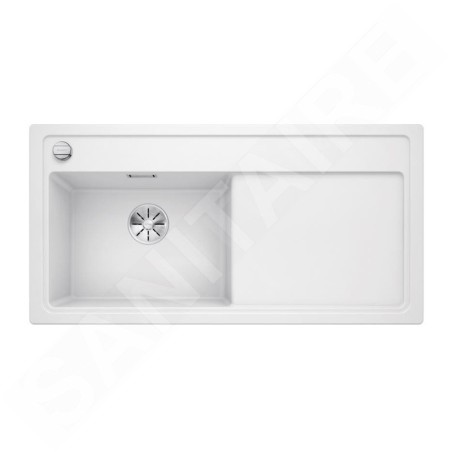 Blanco Zenar XL 6 - Évier en silgranit 1000x510 mm, avec commande de vidage, InFino, blanc 524001