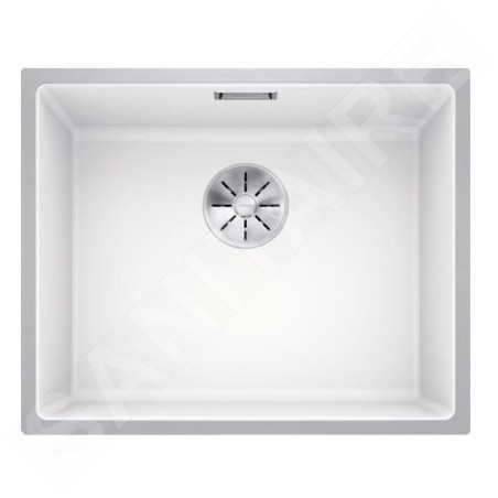 Blanco Subline 500 - Évier en silgranit, 543x443 mm, SteelFrame, InFino, blanc 524110