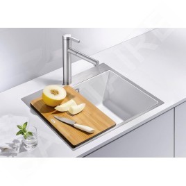 Blanco Subline 500 - Évier en silgranit, 543x510 mm, SteelFrame, InFino, blanc 524114