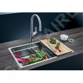 Blanco ETAGON 700-IF - Évier, 740x440 mm, avec accessoires, InFino, inox 524272
