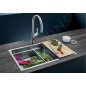 Blanco ETAGON 700-IF - Évier, 740x440 mm, avec accessoires, InFino, inox 524272