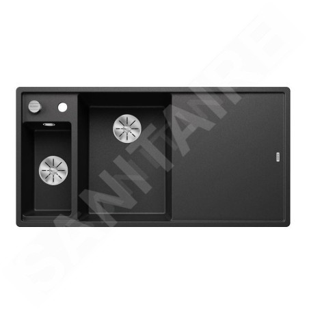 Blanco Axia III 6 - Évier en silgranit 1000x510 mm, avec commande de vidage et accessoires, InFino, anthracite 524643