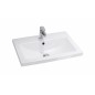 Cersanit Lara - Meuble avec lavabo, 45x59x45 cm, 2 tiroirs, blanc S801-147-DSM Cersanit Lara - Meuble avec lavabo, 45x59x45 cm, 2 tiroirs, blanc S801-147-DSM