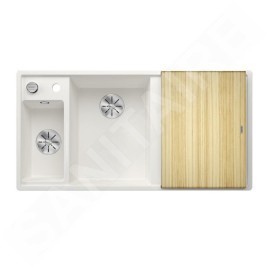 Blanco Axia III 6 - Évier en silgranit 1000x510 mm, avec commande de vidage et accessoires, InFino, blanc 524647