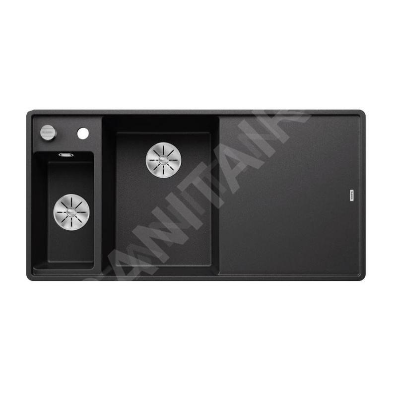 Blanco Axia III 6 - Évier en silgranit, 990x500 mm, avec commande de vidage et accessoires, InFino, anthracite 524663