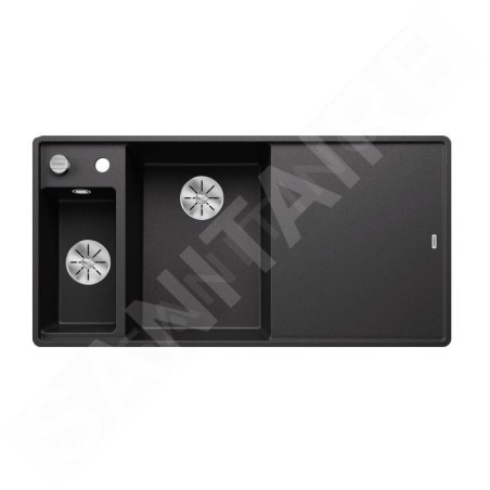 Blanco Axia III 6 - Évier en silgranit, 990x500 mm, avec commande de vidage et accessoires, InFino, anthracite 524663