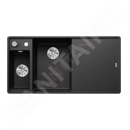 Blanco Axia III 6 - Évier en silgranit, 990x500 mm, avec commande de vidage et accessoires, InFino, anthracite 524669