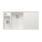 Blanco Axia III 6 - Évier en silgranit, 990x500 mm, avec commande de vidage et accessoires, InFino, blanc 524672