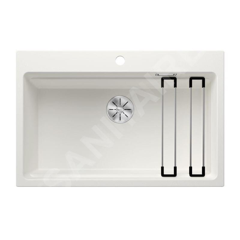 Blanco Etagon 8 - Évier en silgranit, 780x510 mm, avec accessoires, InFino, blanc 525191