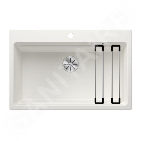 Blanco Etagon 8 - Évier en silgranit, 780x510 mm, avec accessoires, InFino, blanc 525191