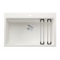 Blanco Etagon 8 - Évier en silgranit, 780x510 mm, avec accessoires, InFino, blanc 525191
