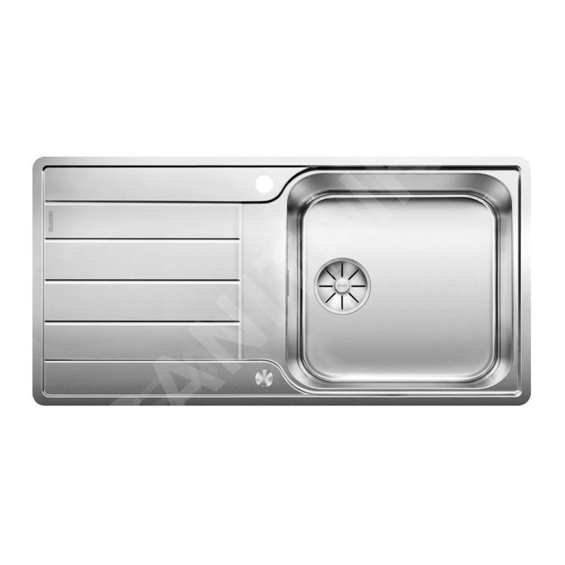 Blanco Classimo - Évier, 100x50 mm, avec commande du vidage, InFino, inox brossé 525327