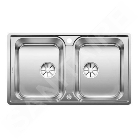 Blanco Classimo - Évier, 86x50 mm, avec commande du vidage, InFino, inox brossé 525331