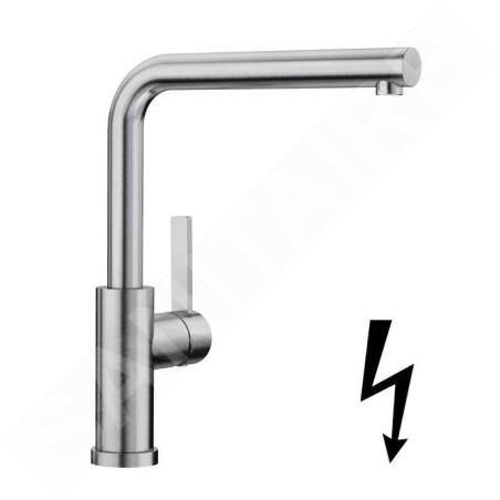 Blanco Lanora F - Mitigeur d'évier, sous fenêtre, inox brossé 526181
