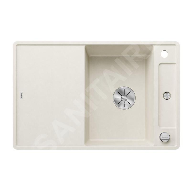 Blanco Axia III 45 - Évier en silgranit, 770x500 mm, avec accessoires, InFino, blanc doux 527038