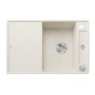 Blanco Axia III 45 - Évier en silgranit, 770x500 mm, avec accessoires, InFino, blanc doux 527038