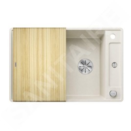 Blanco Axia III 45 - Évier en silgranit, 770x500 mm, avec accessoires, InFino, blanc doux 527038
