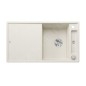 Blanco Axia III 5 - Évier en silgranit, 915x510 mm, avec accessoires, InFino, blanc doux 527040
