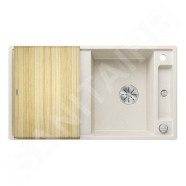 Blanco Axia III 5 - Évier en silgranit, 915x510 mm, avec accessoires, InFino, blanc doux 527040