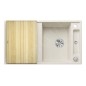 Blanco Axia III 5 - Évier en silgranit, 915x510 mm, avec accessoires, InFino, blanc doux 527040