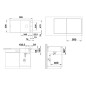 Blanco Axia III 5 - Évier en silgranit, 905x500 mm, avec accessoires, InFino, blanc doux 527042