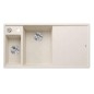Blanco Axia III 6 - Évier en silgranit 1000x510 mm, avec commande de vidage et accessoires, InFino, blanc doux 527043